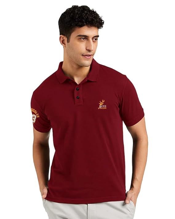 EYEBOGLER Regular Fit Mens Polo Neck Half Sleeve Soild Casual Tshirt: Product Review