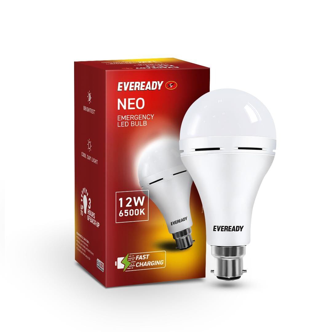 Eveready 12W B22D Emergency Inverter Rechargeable LED Bulb for Power cut: Product Review