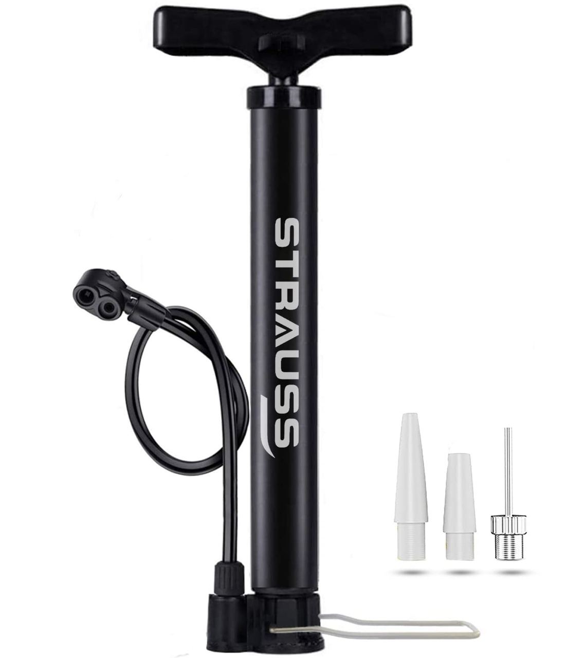 Strauss Bicycle Air Pump with Needle & Dual Valve | 30 CM Long : Product Review