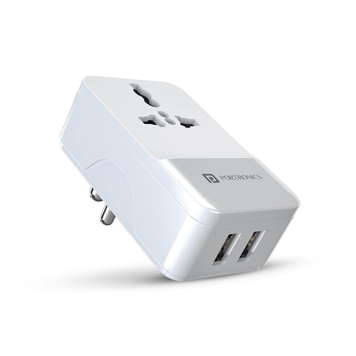 Portronics Adapto III Dual USB Adapter with 1 AC Power Socket 3.4Amp Total Output for Smartphones: Product Review