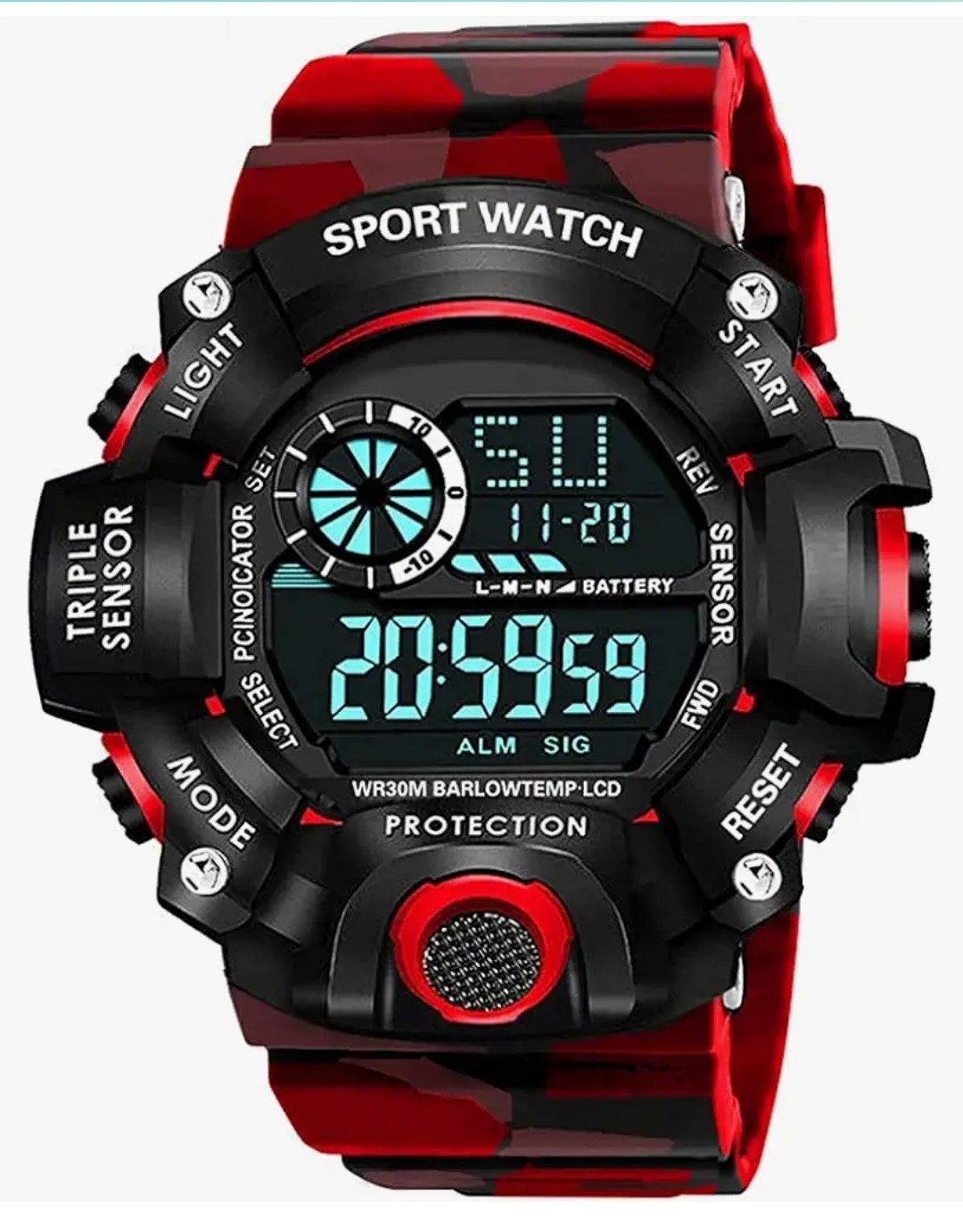 SELLORIA Digital Sports Multi Functional Black Dial Watch for Mens Boys Kids: Product Review