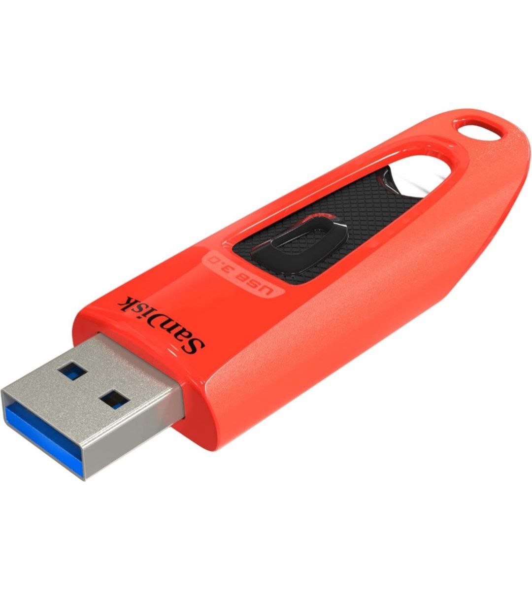 SanDisk Ultra USB 3.0 Flash Drive, CZ48 64GB, USB3.0, Red, Up to 130MB/s, Stylish Sleek Design, 5Y: Product Review