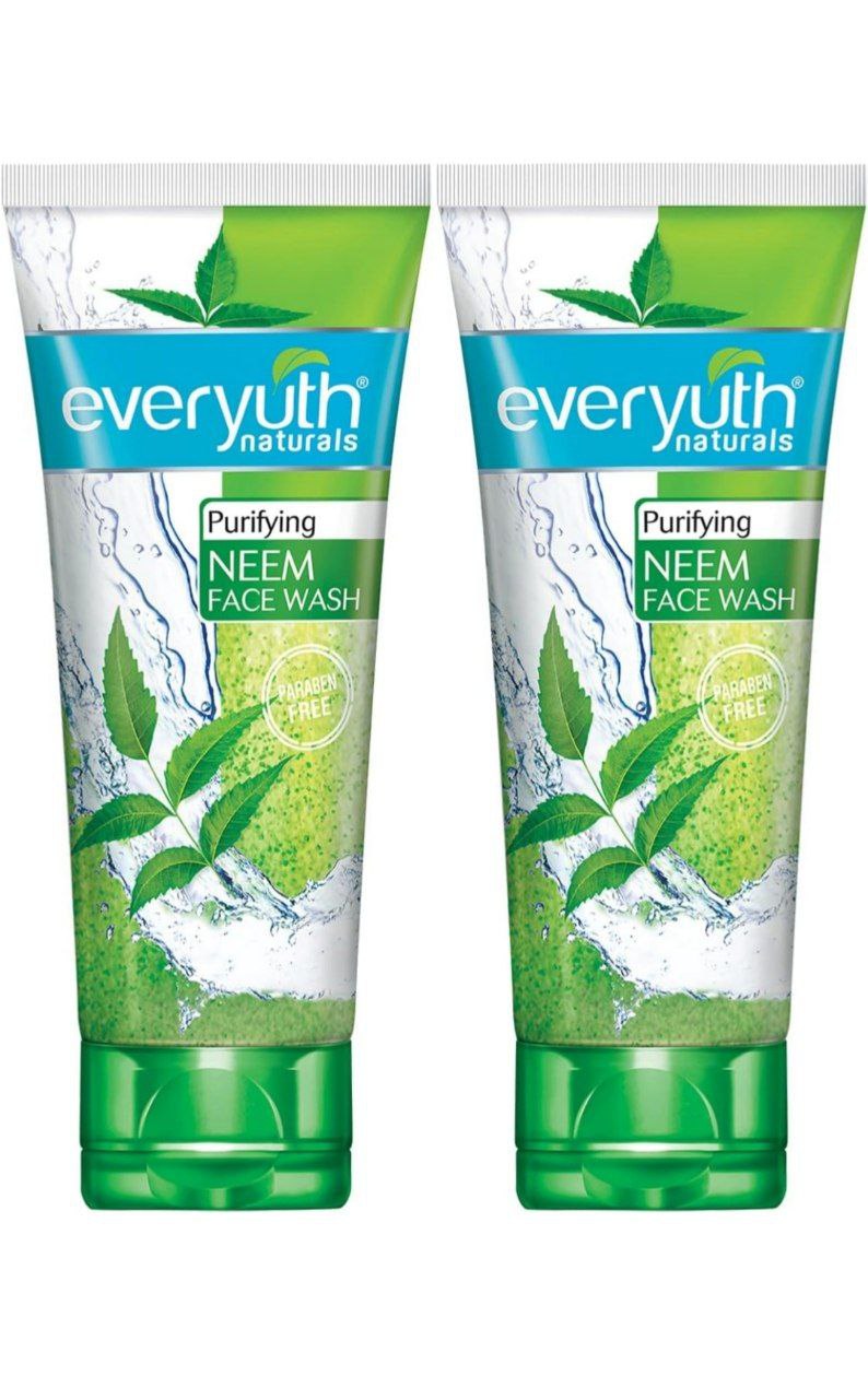 Everyuth Naturals Purifying Neem Face Wash Antibacterial Neem&Tea Tree Oil -150 G (Pack Of 2): Product Review